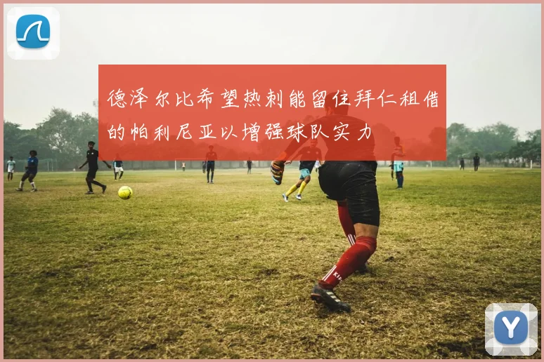 德泽尔比希望热刺能留住拜仁租借的帕利尼亚以增强球队实力